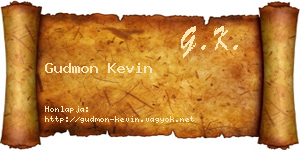 Gudmon Kevin névjegykártya